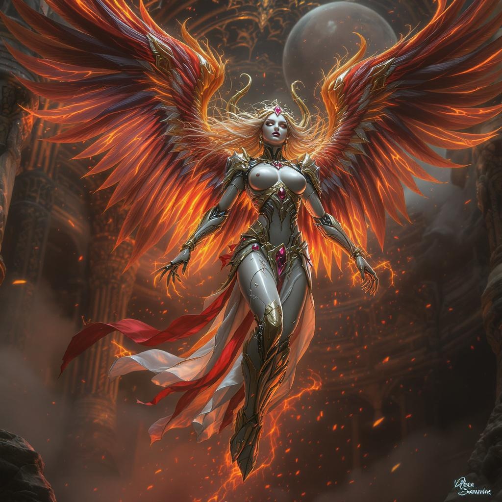 Futuristic Lovecraftian Female Art