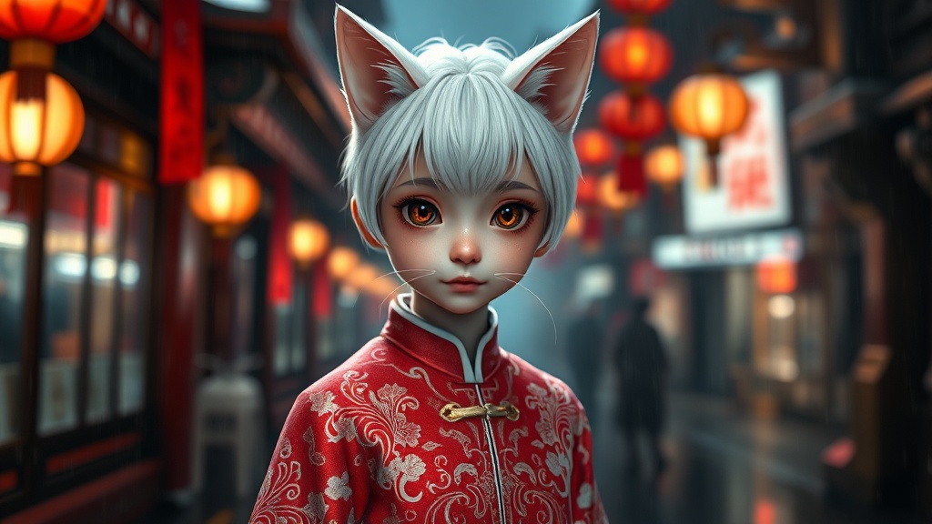 Generated White Hair,