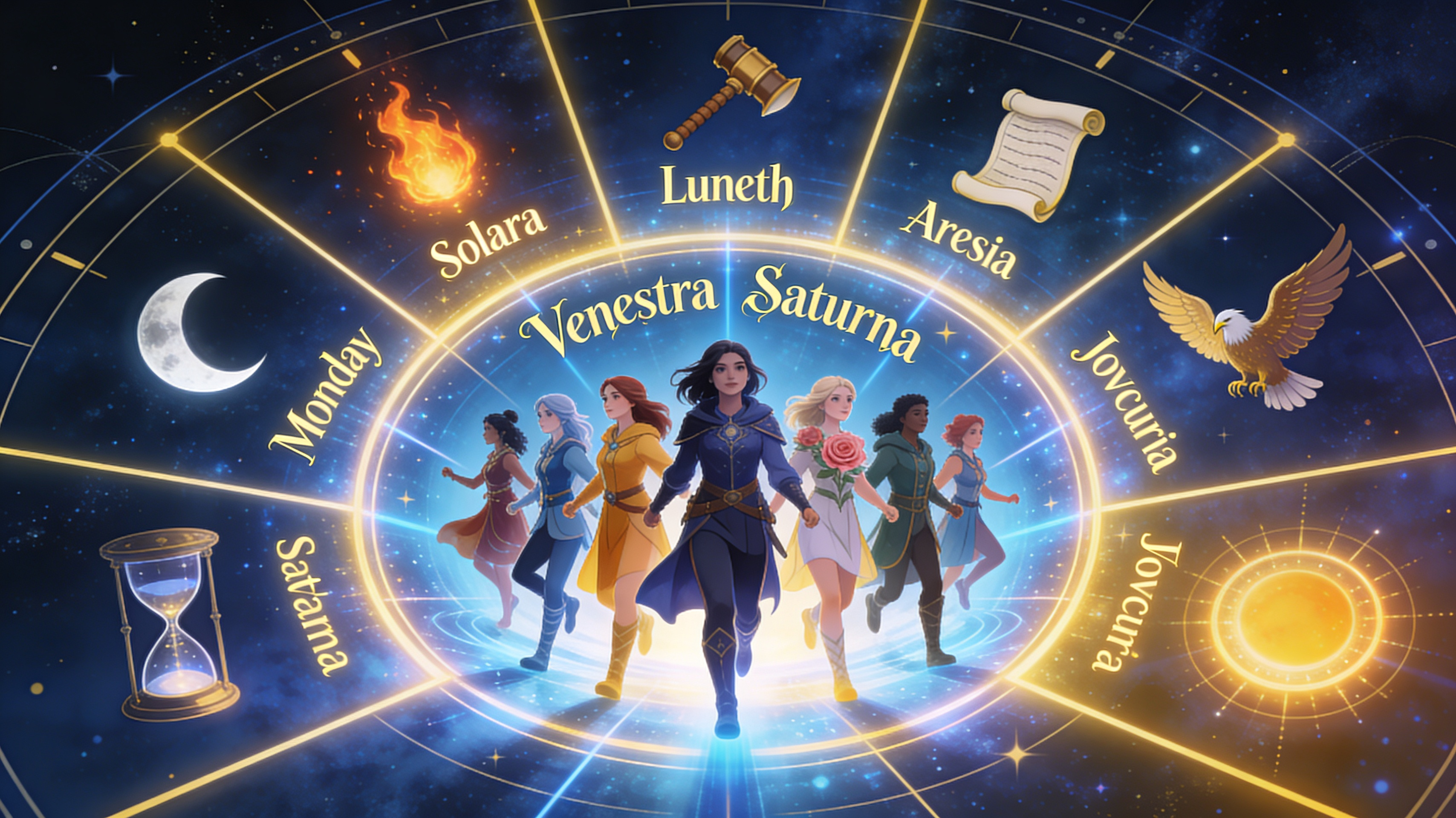 Temporal Character Set Generator - Feature illustration