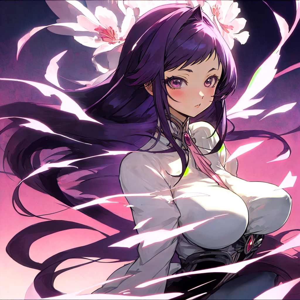 A beautiful anime woman A beautiful anime woman