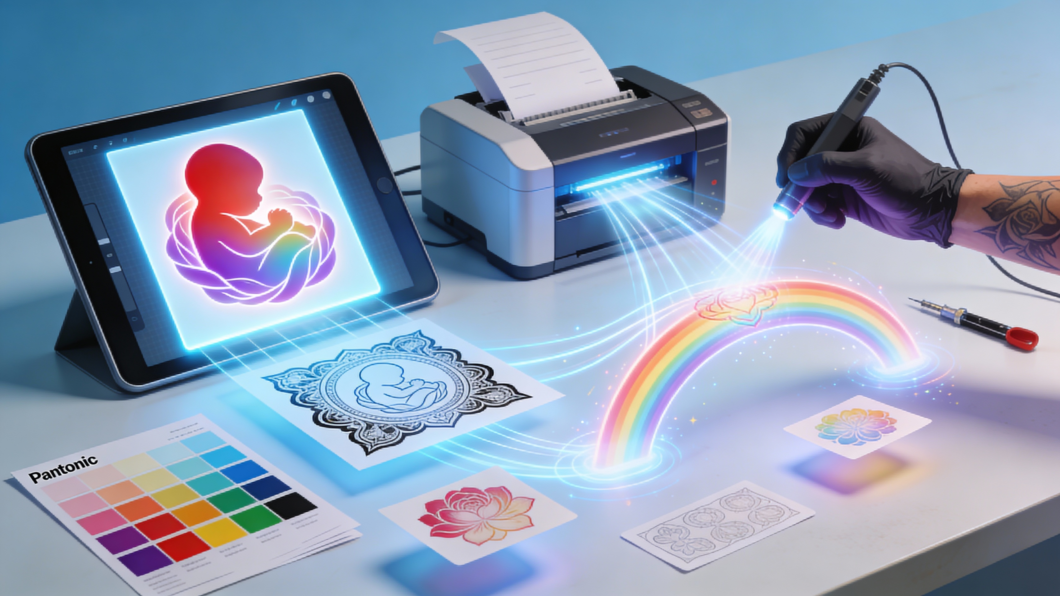 Artist-Ready Stencil Export System - Feature illustration