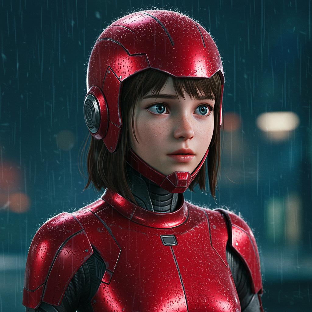 Generated Girl Stands