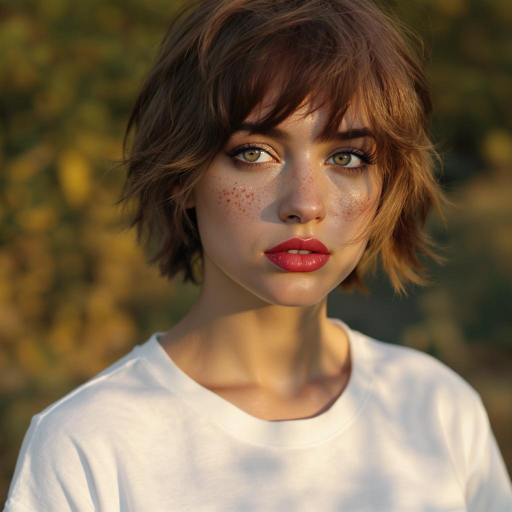 Detailed Portrait Freckles, Art