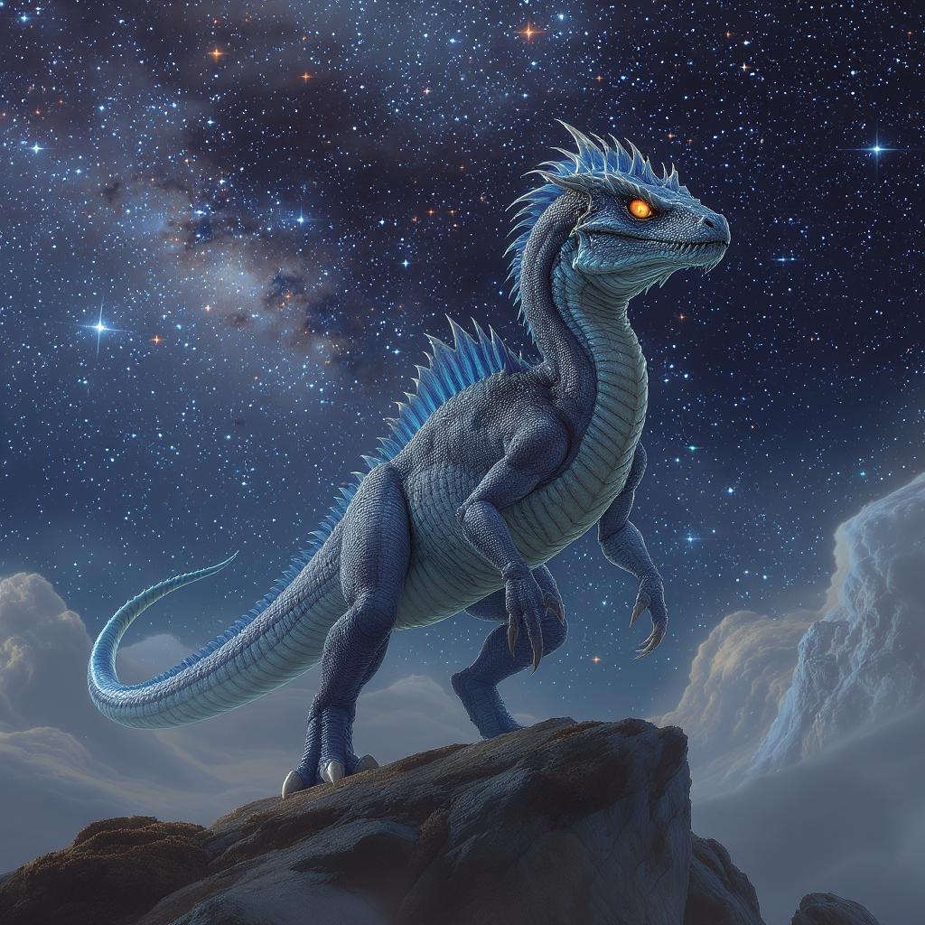 Majestic Extraterrestrial Saurian Art