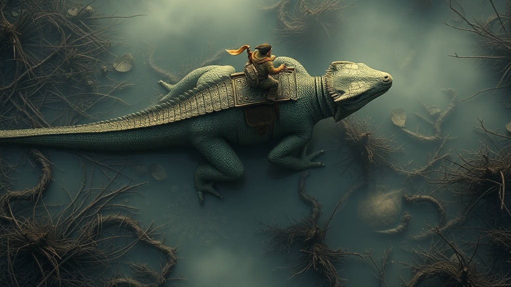 Aerial View Scene Art