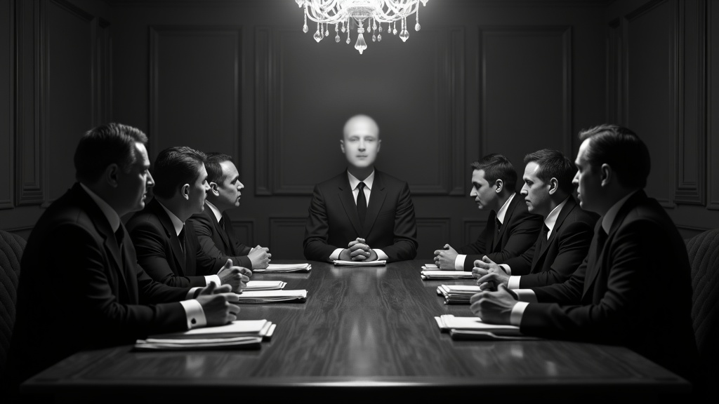 Black-and-white Photograph Captures Artwork