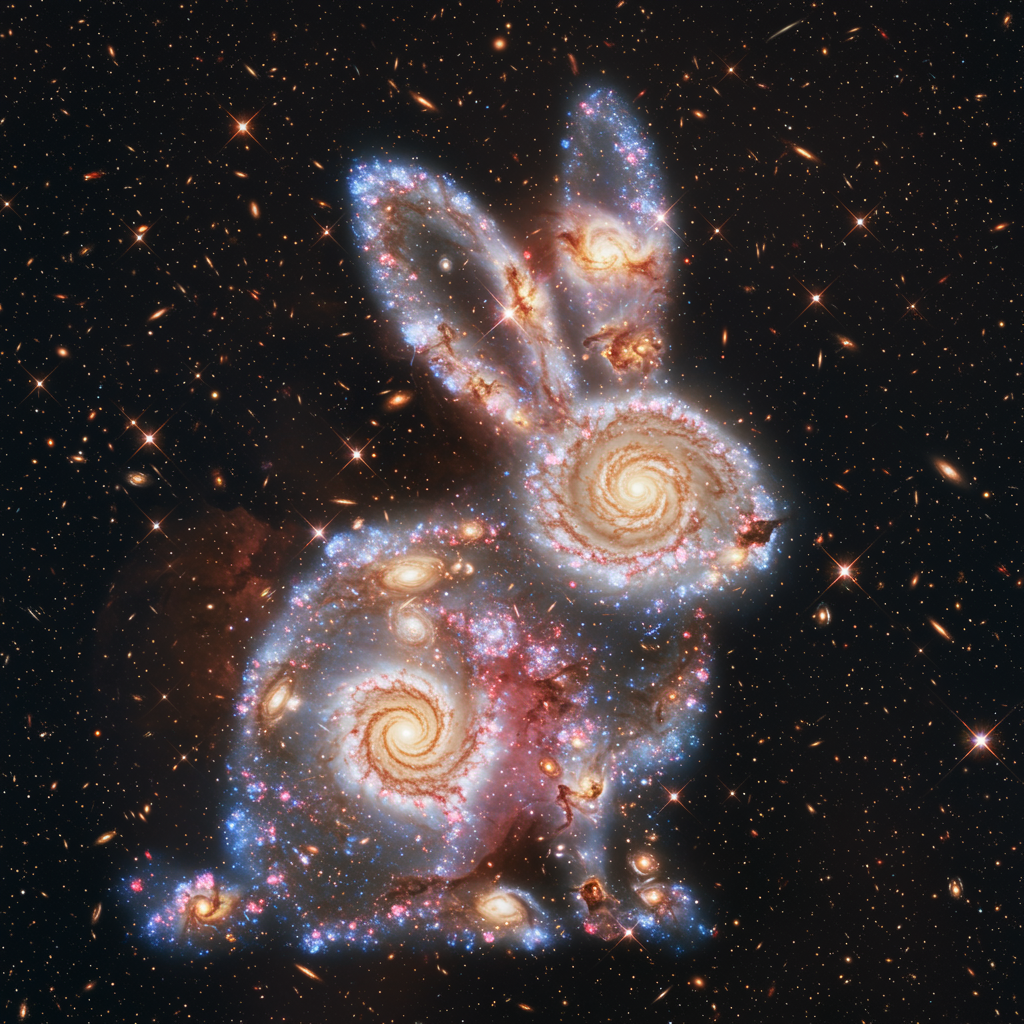 AI Scene Rabbit-shaped Design