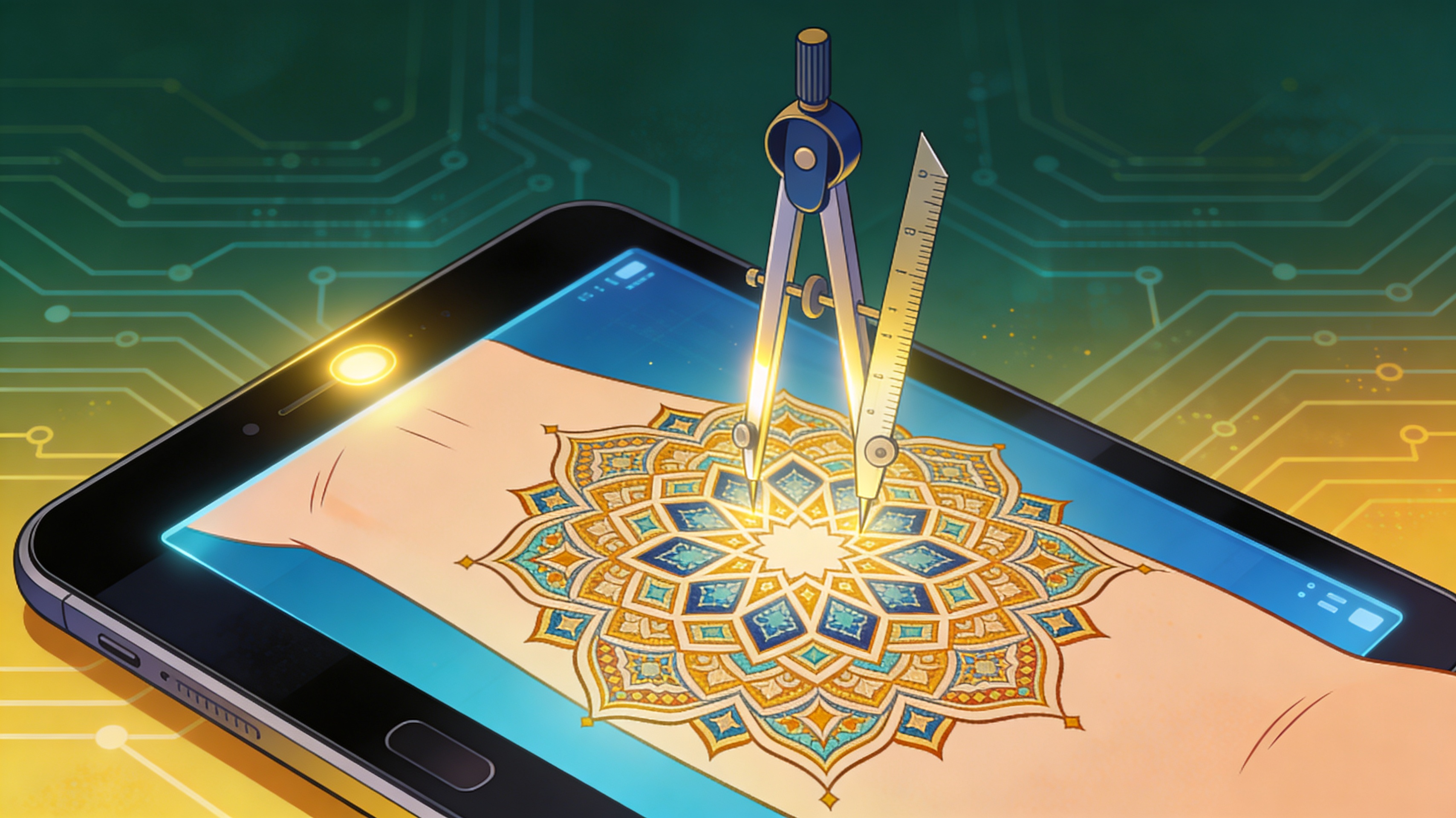 Authentic Mathematical Pattern Generation - Feature illustration