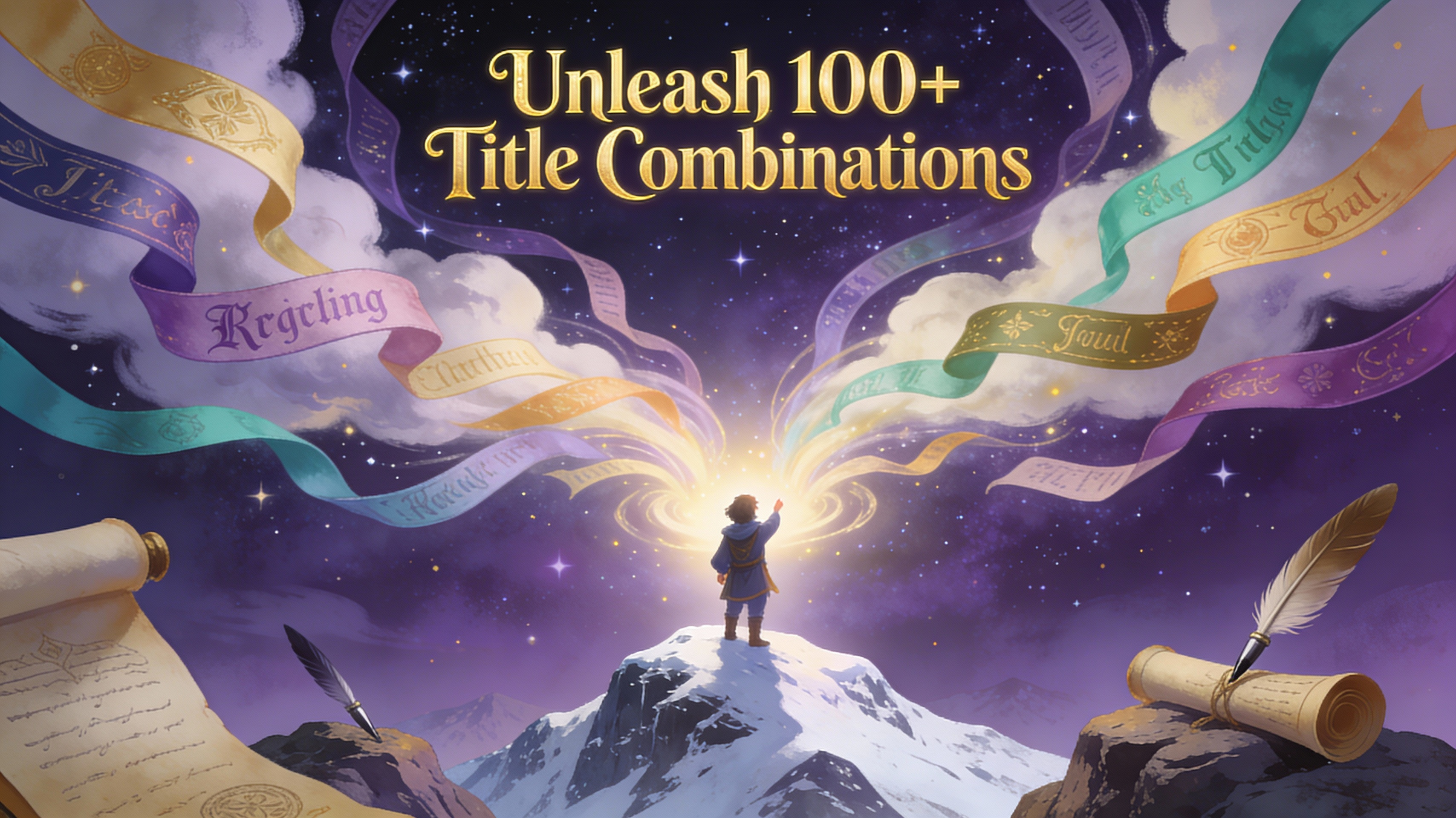 Unleash 100+ Title Combinations - Feature illustration