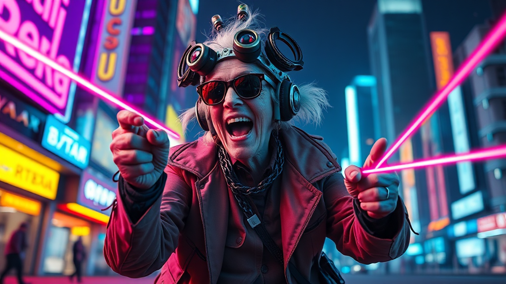 AI Eccentric Elderly Design