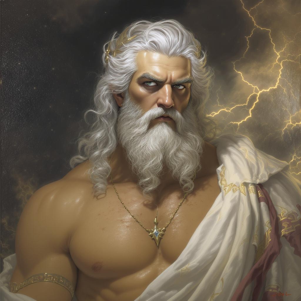 Painting Zeus,