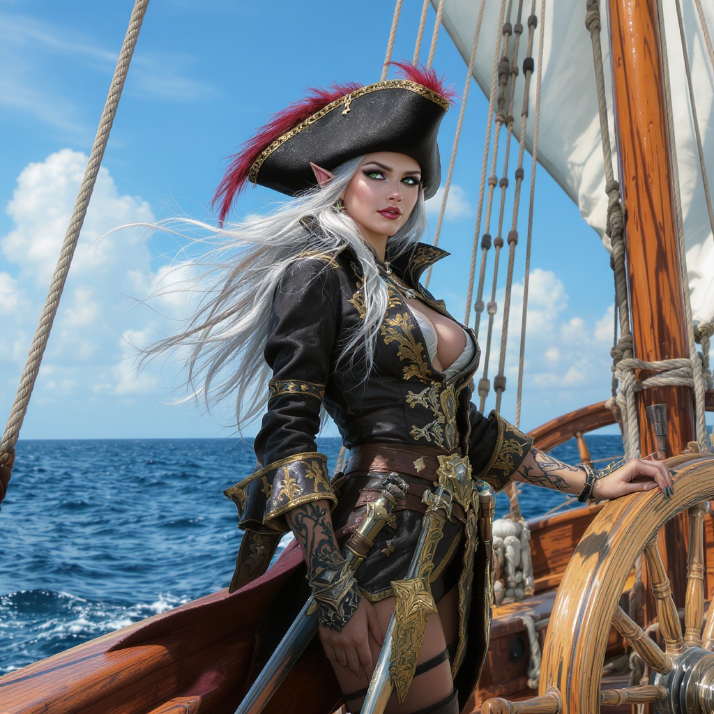 Beautiful Female Elf Artwork