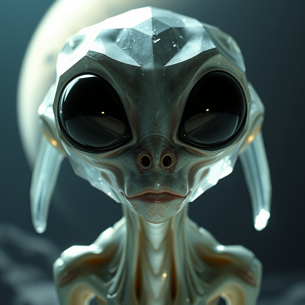 Crystal Alien Large, Art