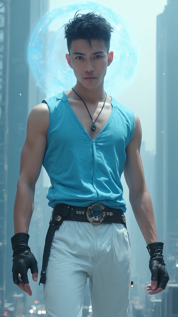 Male super-hero of Asian heritage, probably Japane