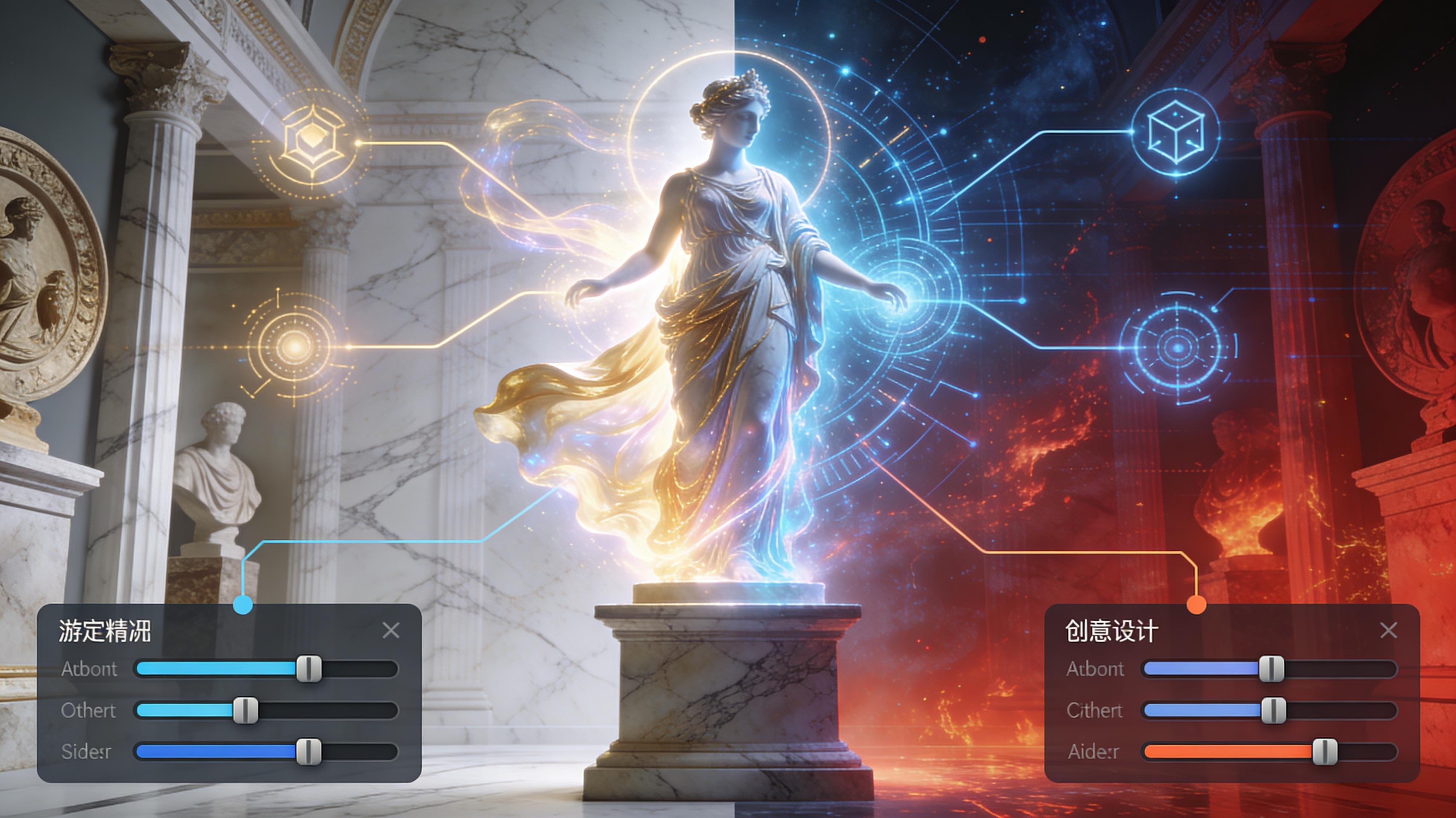 Customizable Divine Aesthetics - Feature illustration