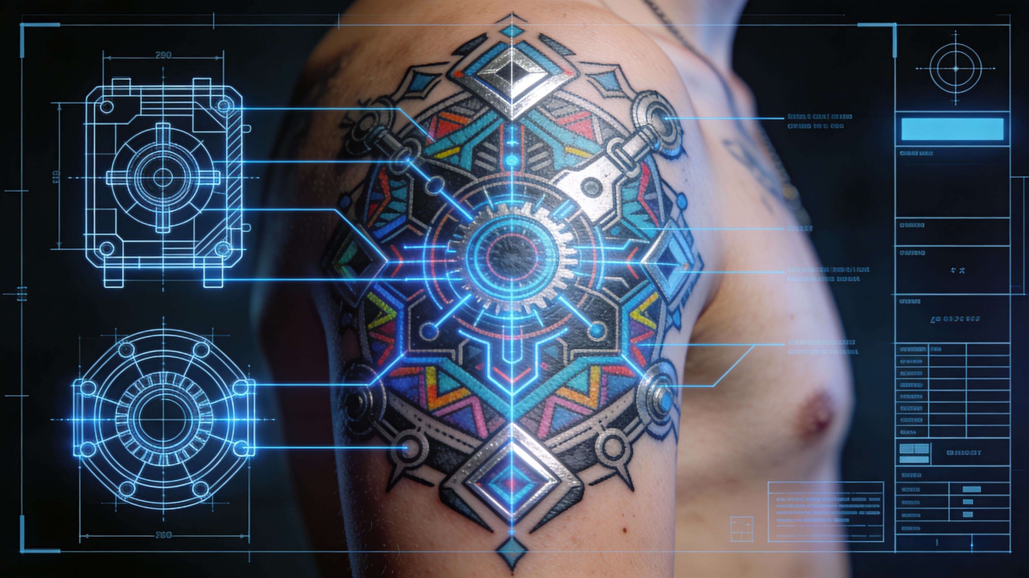 Optimized for Tattoo Application - Feature illustration