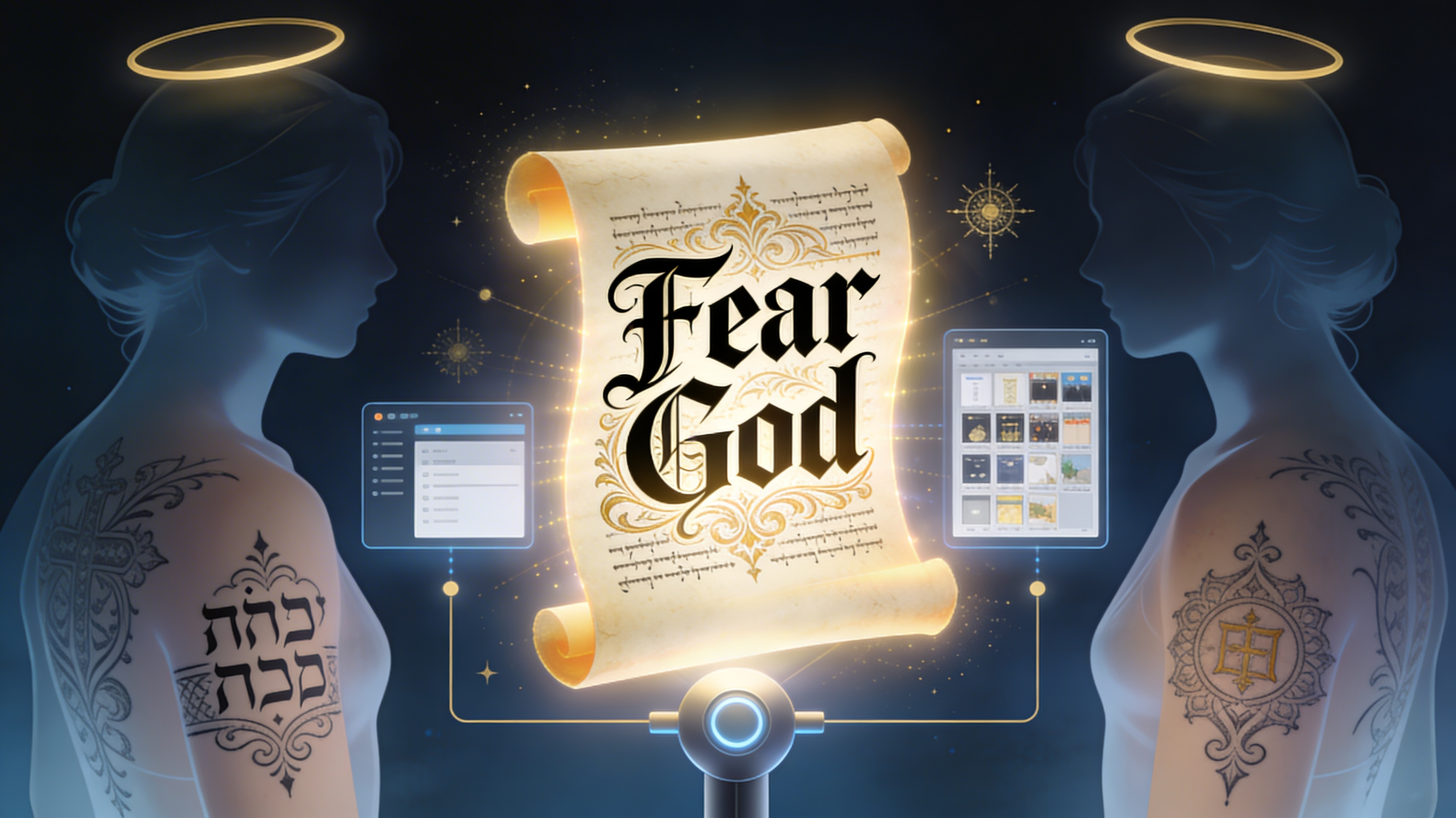 Authentic Religious Typography Library - Feature illustration