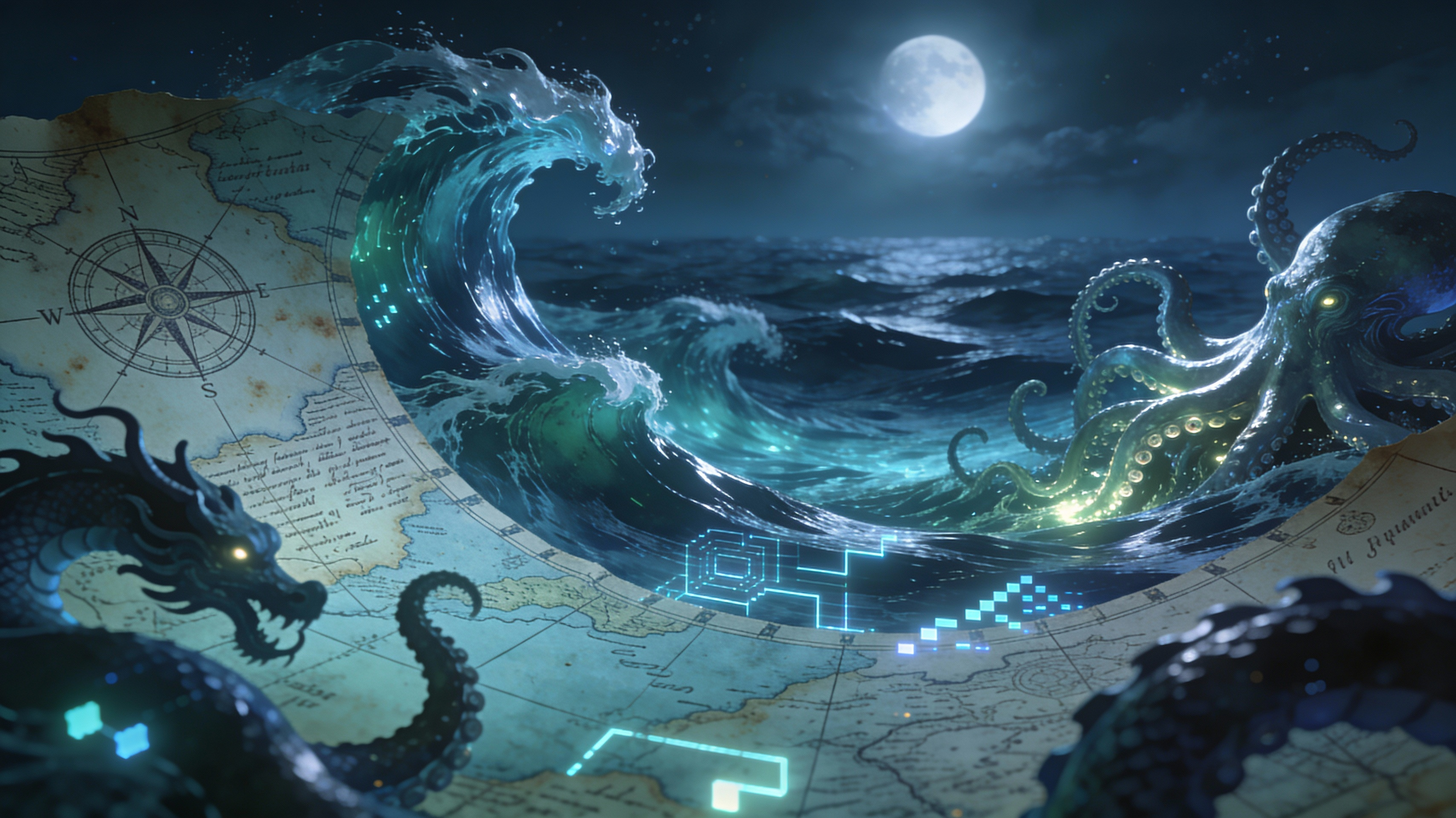 Inspired by Real-World Oceanography and Mythology - Feature illustration