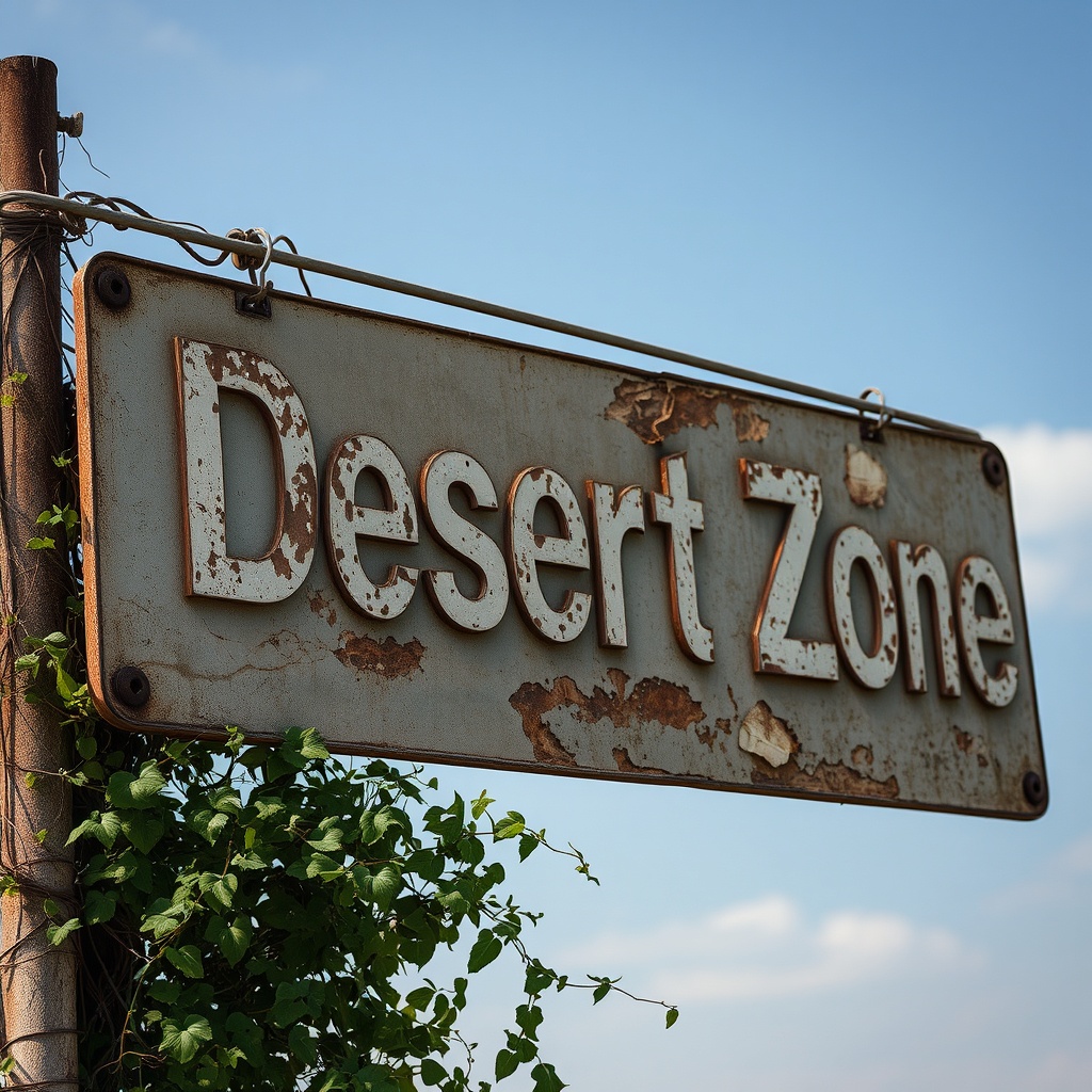 Rusted Metal Sign Art