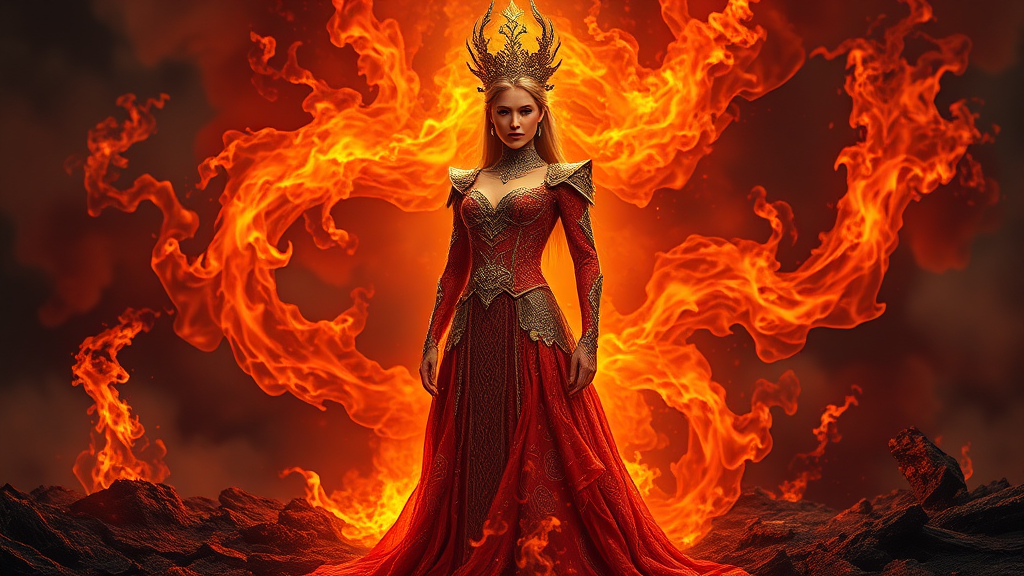 AI Young Queen Design