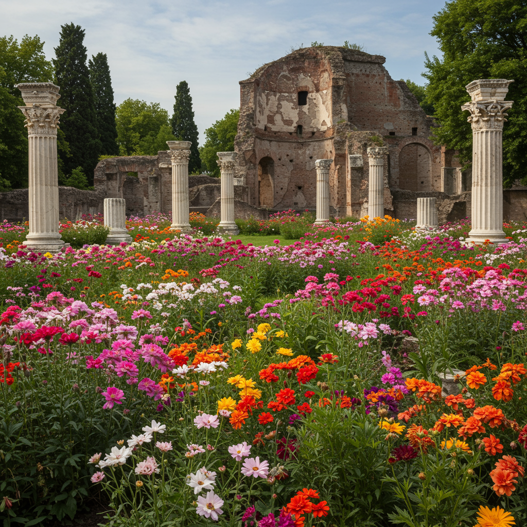 AI Majestic Garden Design