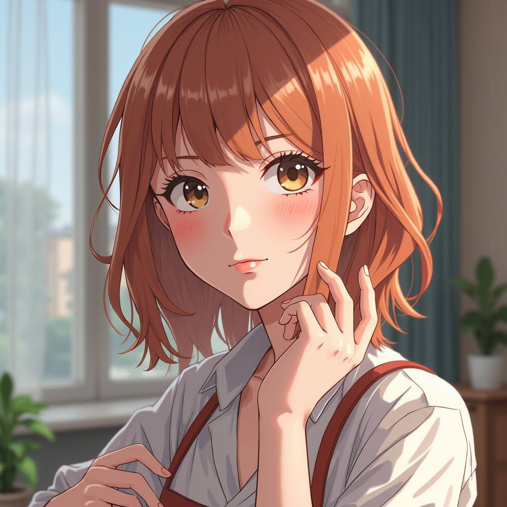 Transform the uploaded anime/cartoon/drawing into an ultra-photorealistic, lifelike photograph of a real adult human being in real life. The person is cosplaying the exact character with 100% identical pose, posture, hand gestures, facial expression, eye direction, hairstyle, hair color, outfit, accessories, props, and background elements. Preserve every single detail of the composition and camera angle as in the original image but instead realistic. The entire setting should be transformed to photorealism with cinematic camera techniques such as depth of field and focus, all objects should have detailed realistic texture. Adjust all exaggerated anime/cartoon proportions to natural, attractive real-human anatomy (realistic body ratios, normal-sized eyes, subtle bone structure). Add photorealistic skin texture with pores and subtle imperfections, lifelike eyes with catchlights and depth, detailed hair strands, realistic fabric folds and material textures, natural shadows, cinematic studio lighting or matching the original scene lighting perfectly. Ultra-high detail, sharp focus, 8K resolution, professional photography quality, no cartoon/illustration/anime artifacts remaining,