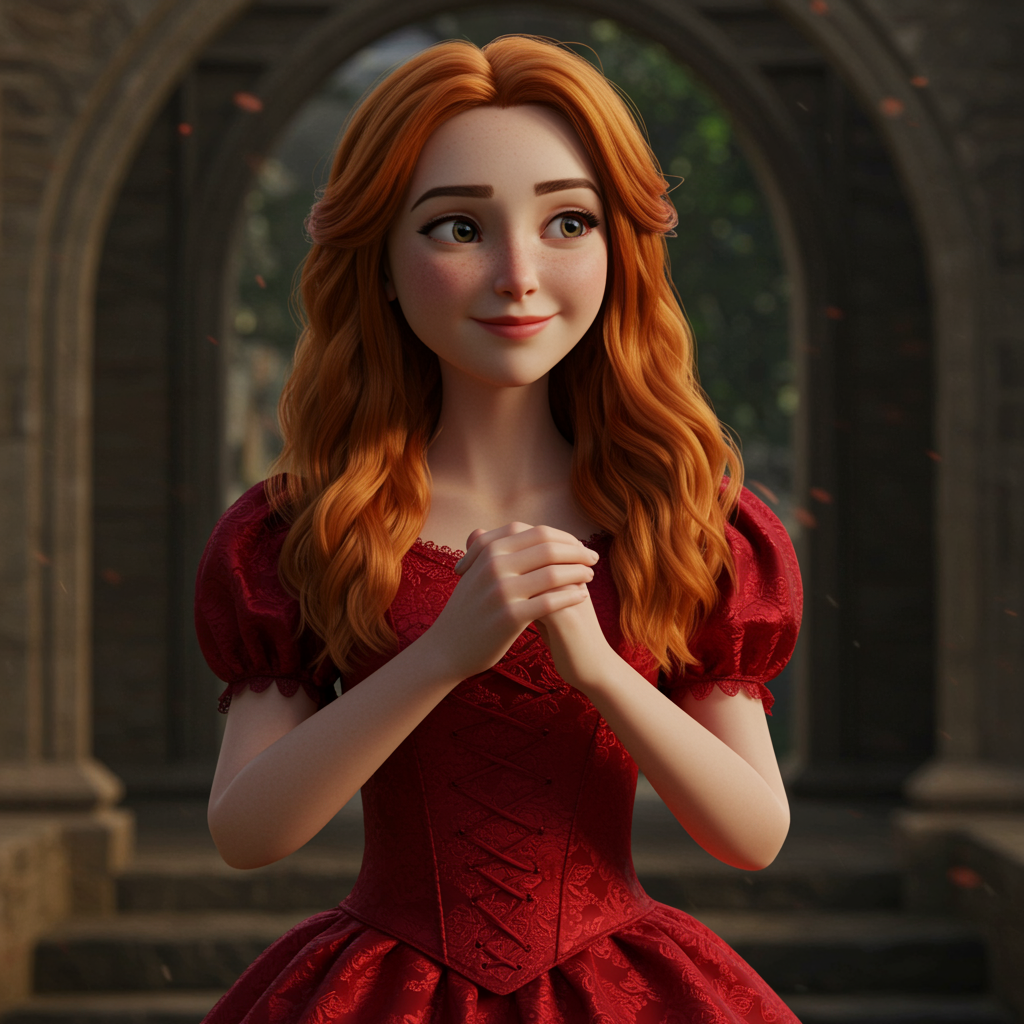 16-year-old Girl Exuding Art