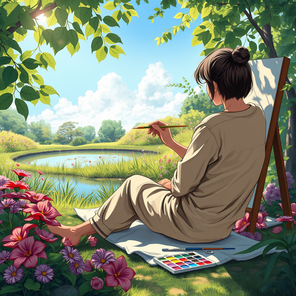 AI generated image on BasedLabs