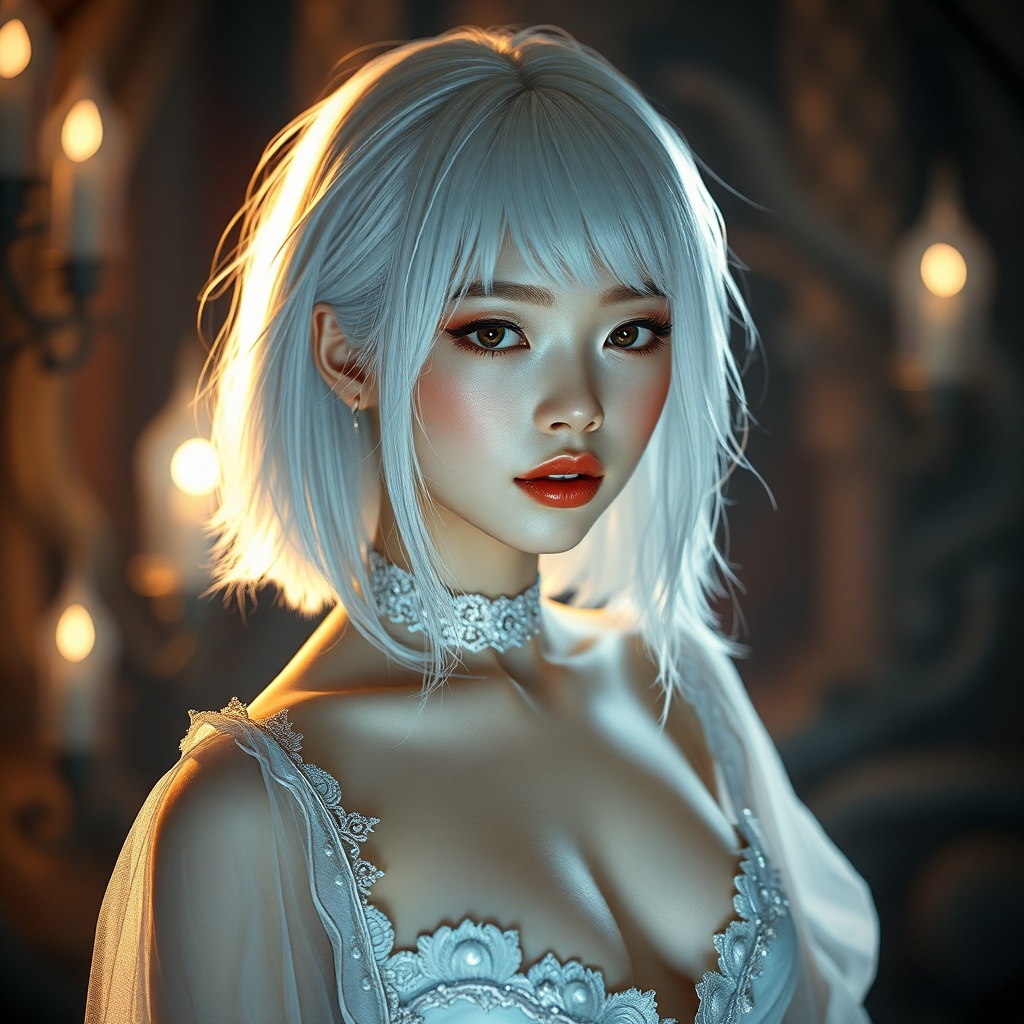 Young Asian Woman Art