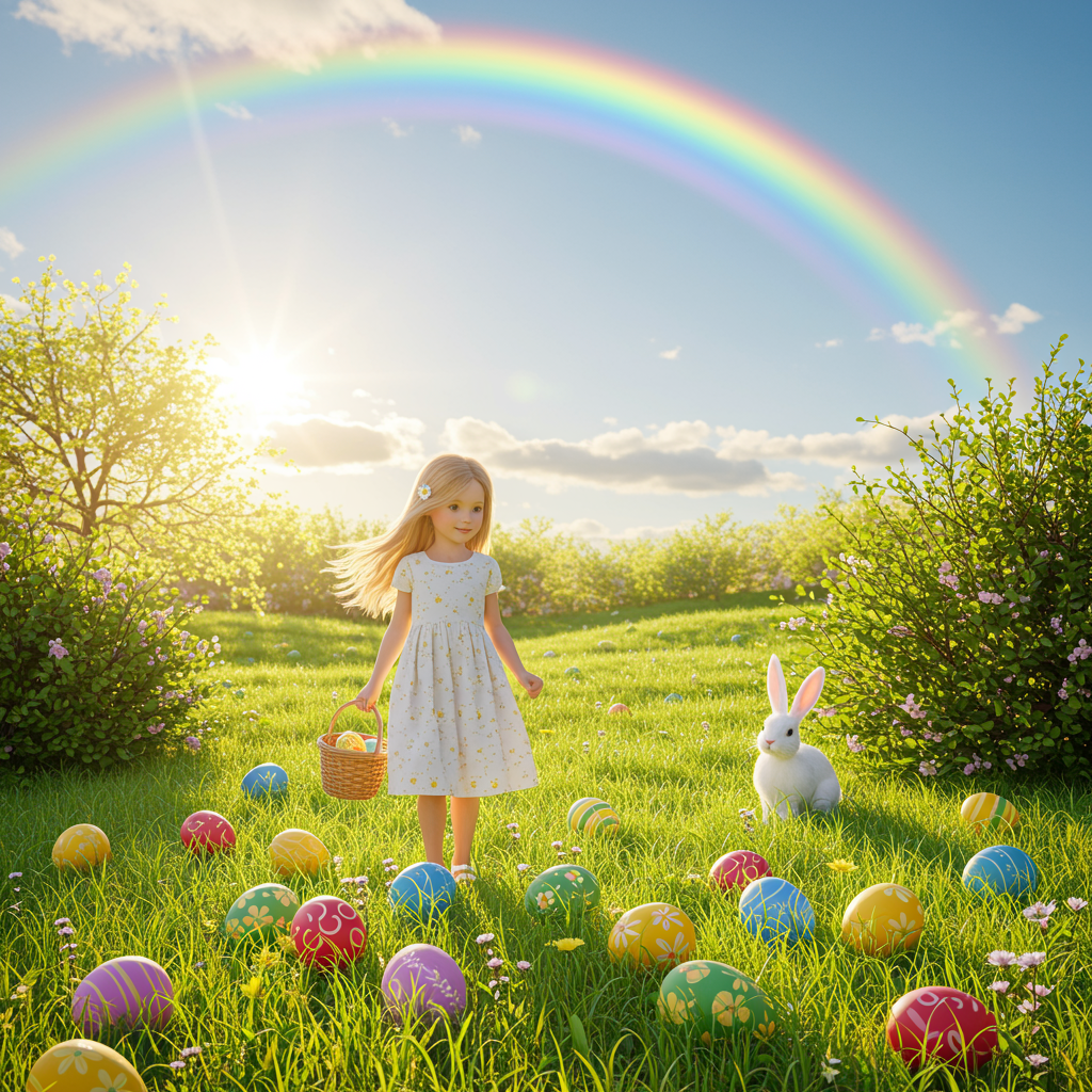 Meadow, Girl Hair Artwork