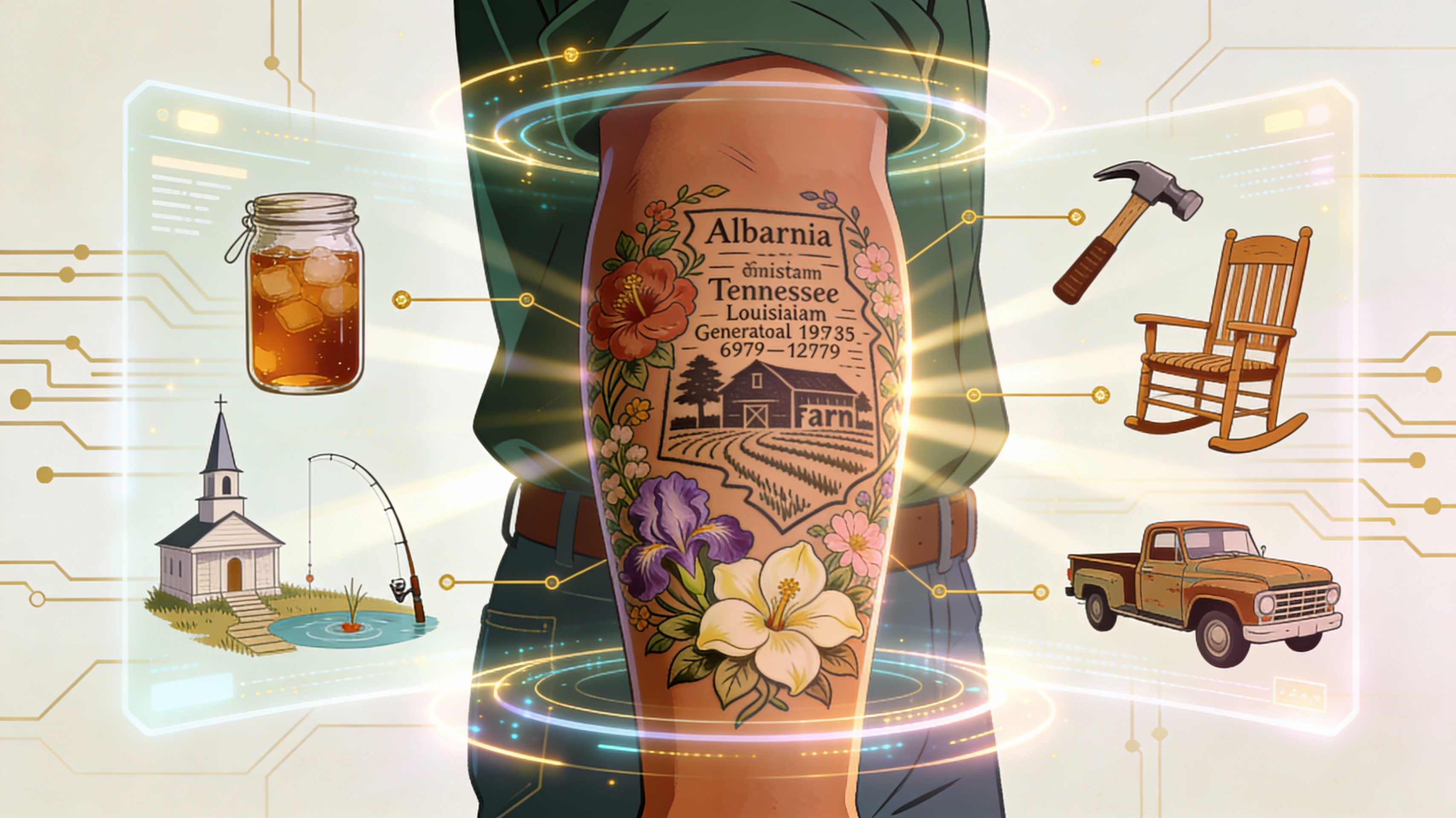 Customizable Heritage Symbolism - Feature illustration