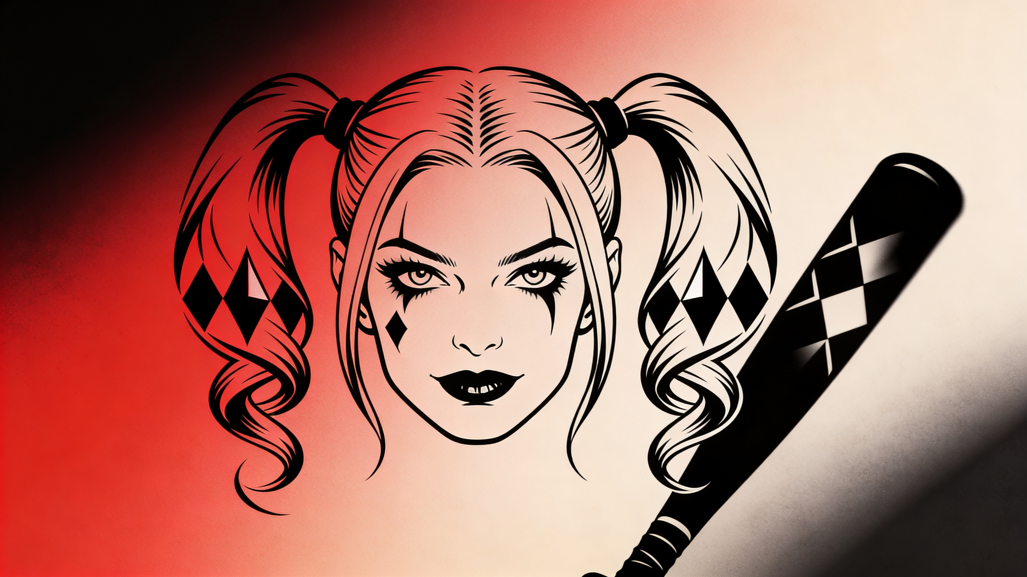 Simple Harley Quinn Tattoo Generator preview