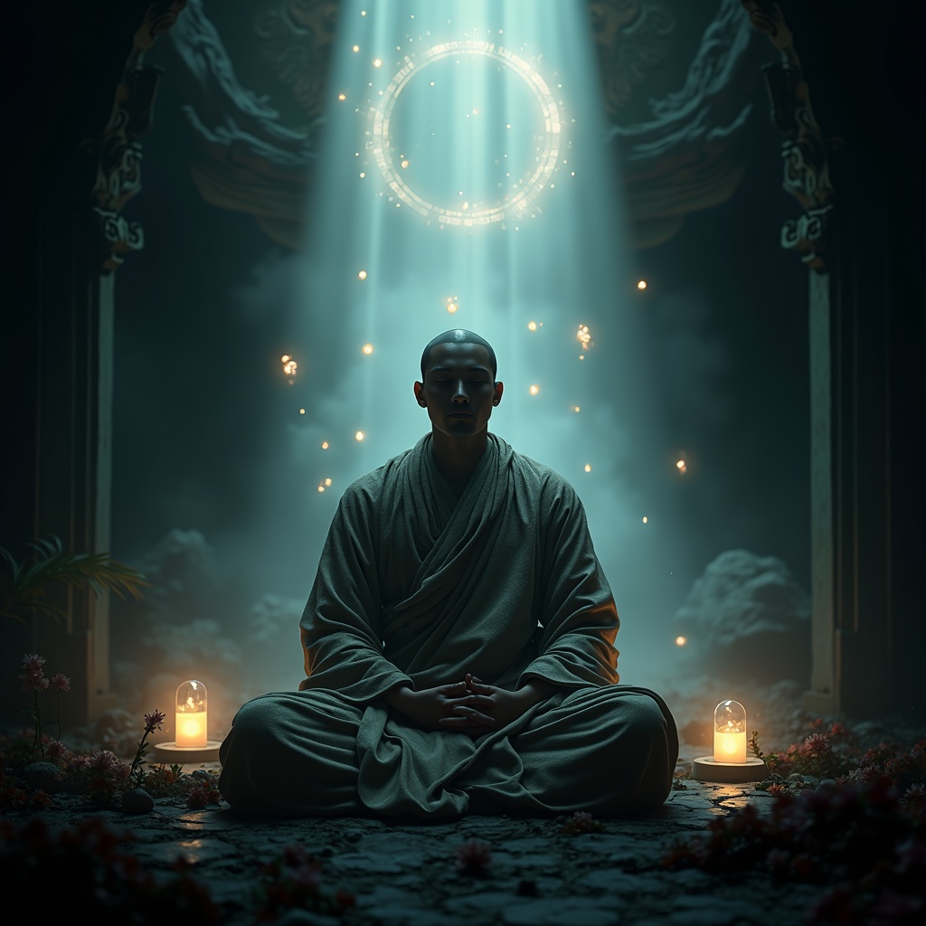 AI Monk Immersed Design