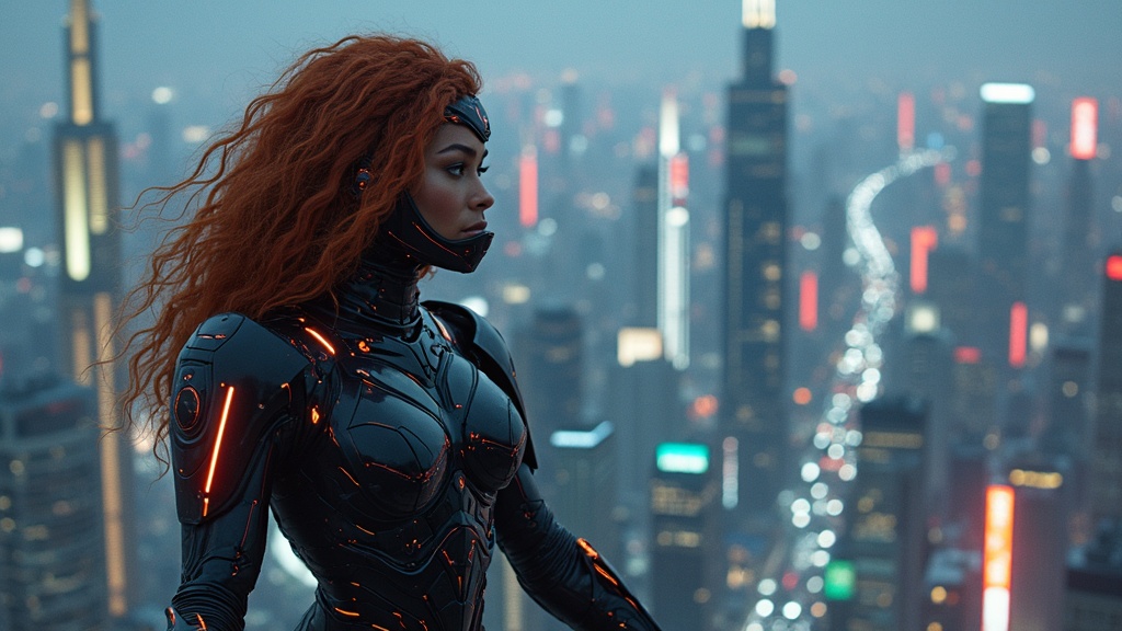 Woman Hair Stands Art