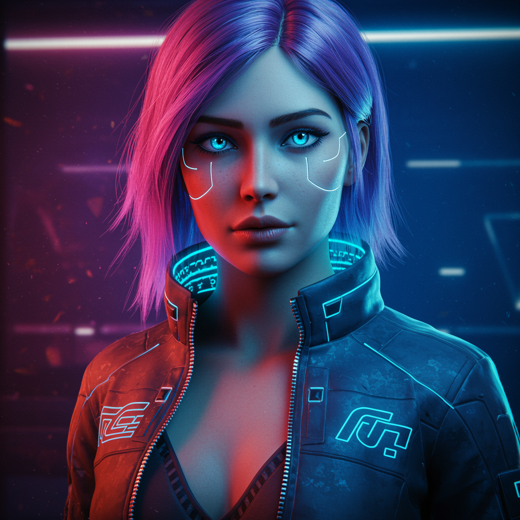 Generated Hyper-realistic Cyberpunk