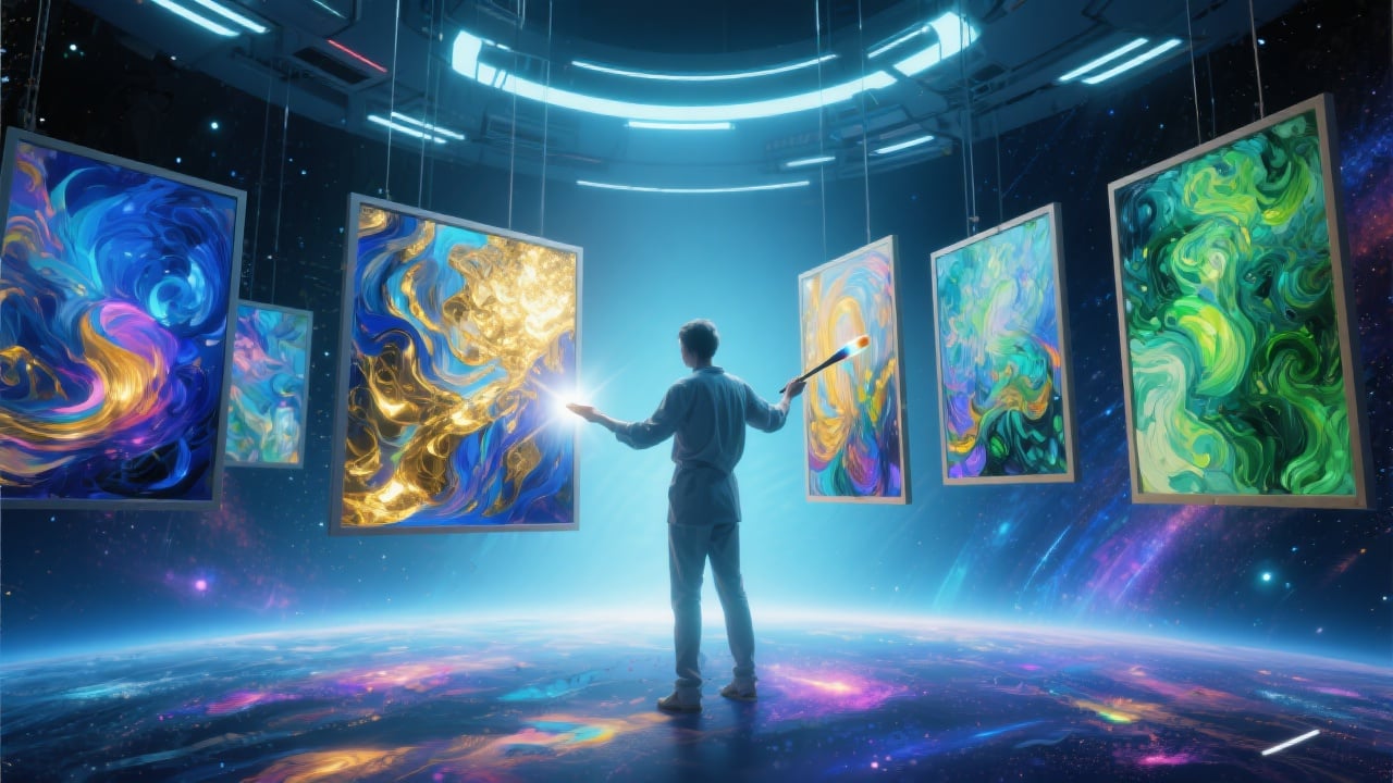 Experiment with Different Styles - Feature illustration