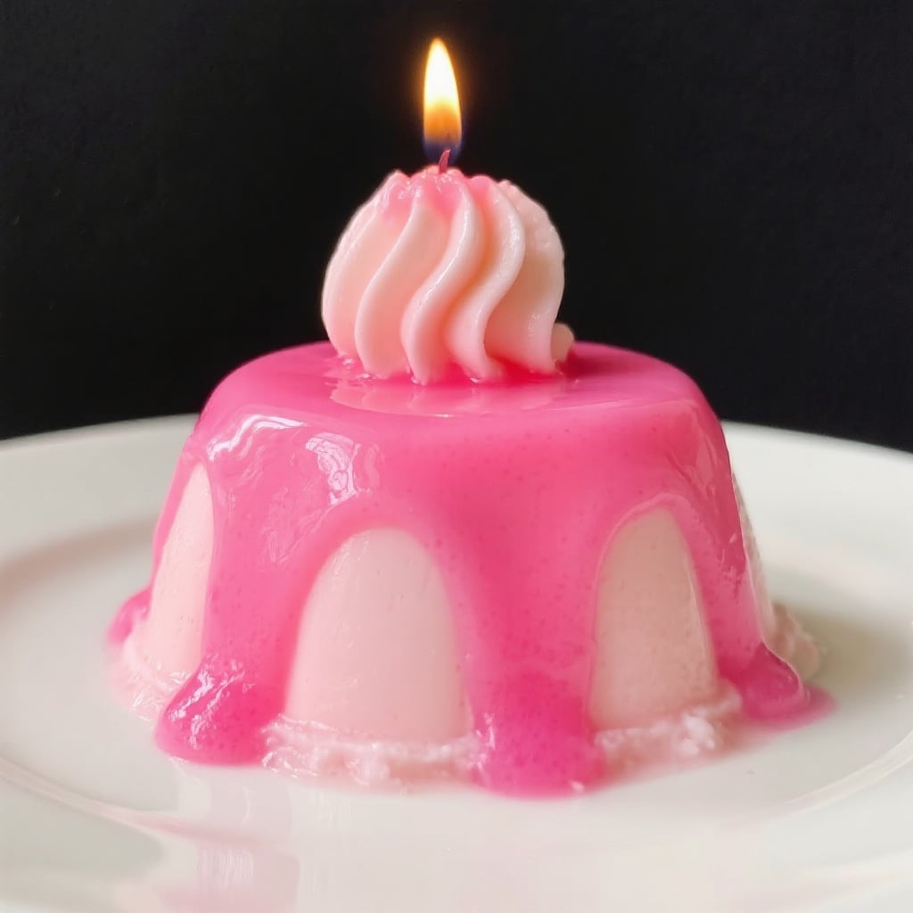 Bright Pink Pudding