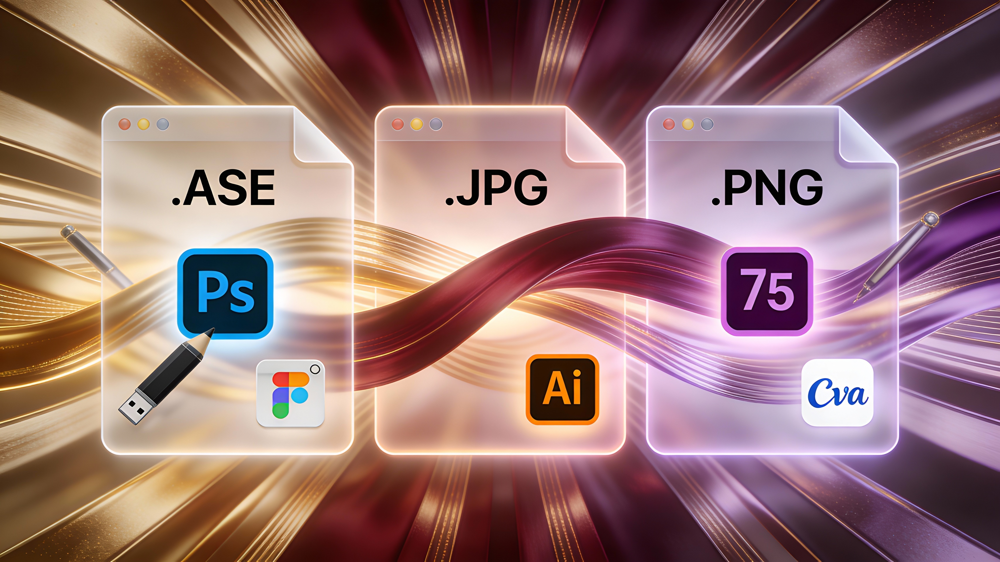 Exports Ready-to-Use Color Assets - Feature illustration