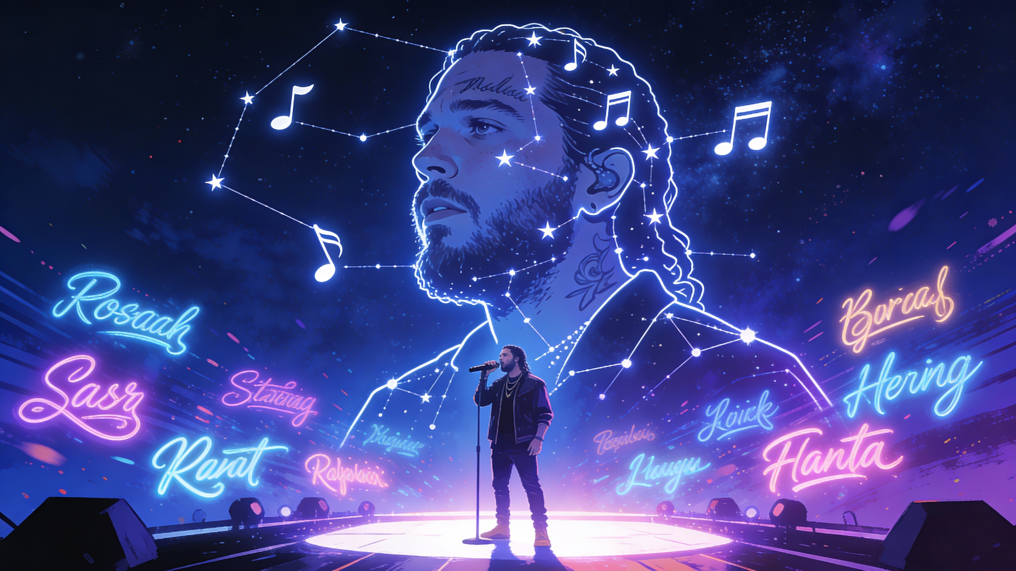 Instant Stage Name Inspiration - Feature illustration