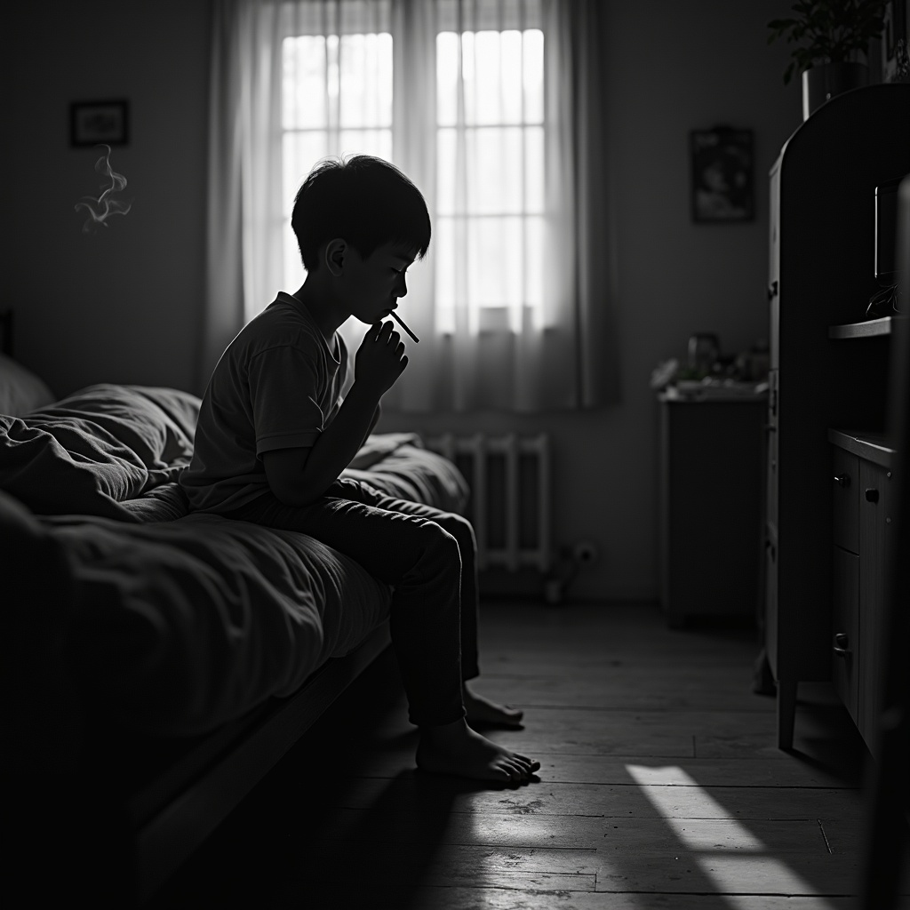 Cinematic Black Boy Artwork