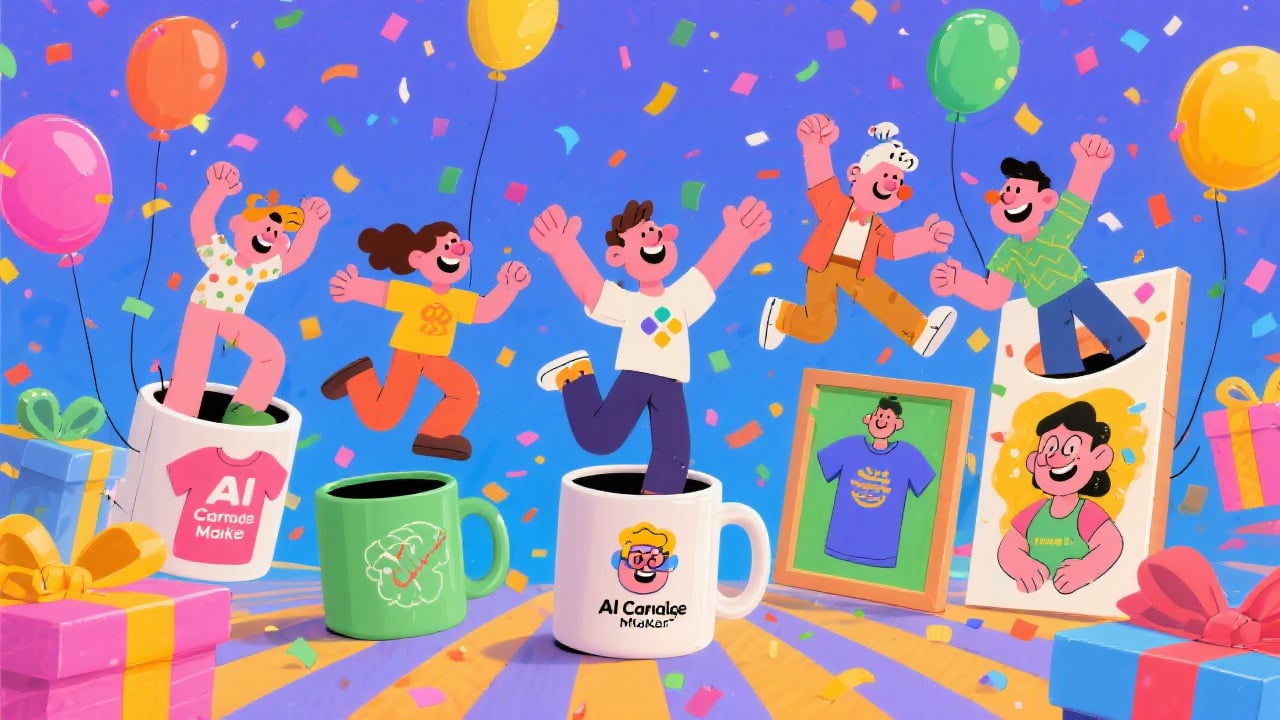 Generate Hilarious Gifts - Feature illustration