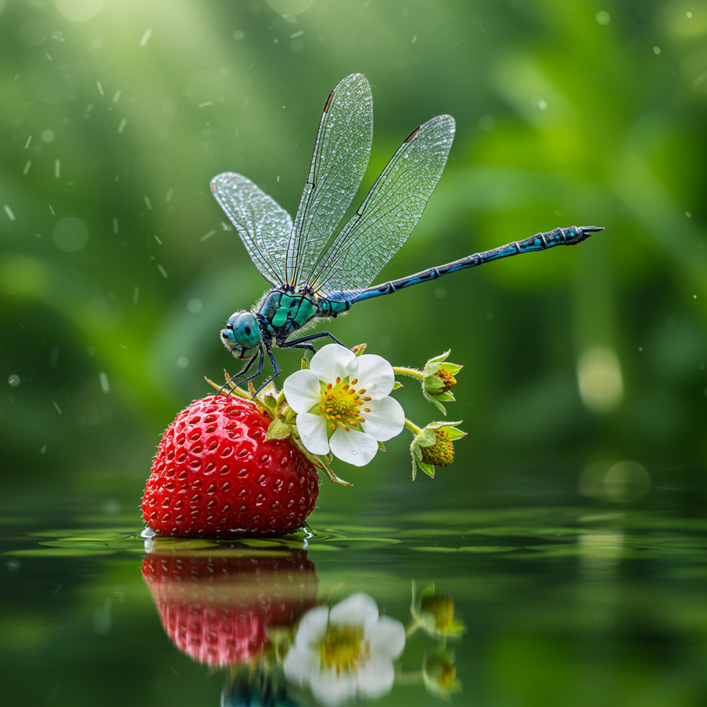 Detailed Dragonfly, Its Artwork