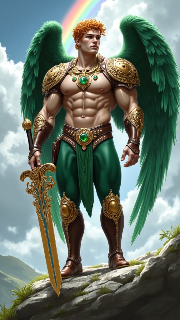 Angel Of Ireland Tall Muscular Brawny Athletic Bodybuilder Massive Muscles