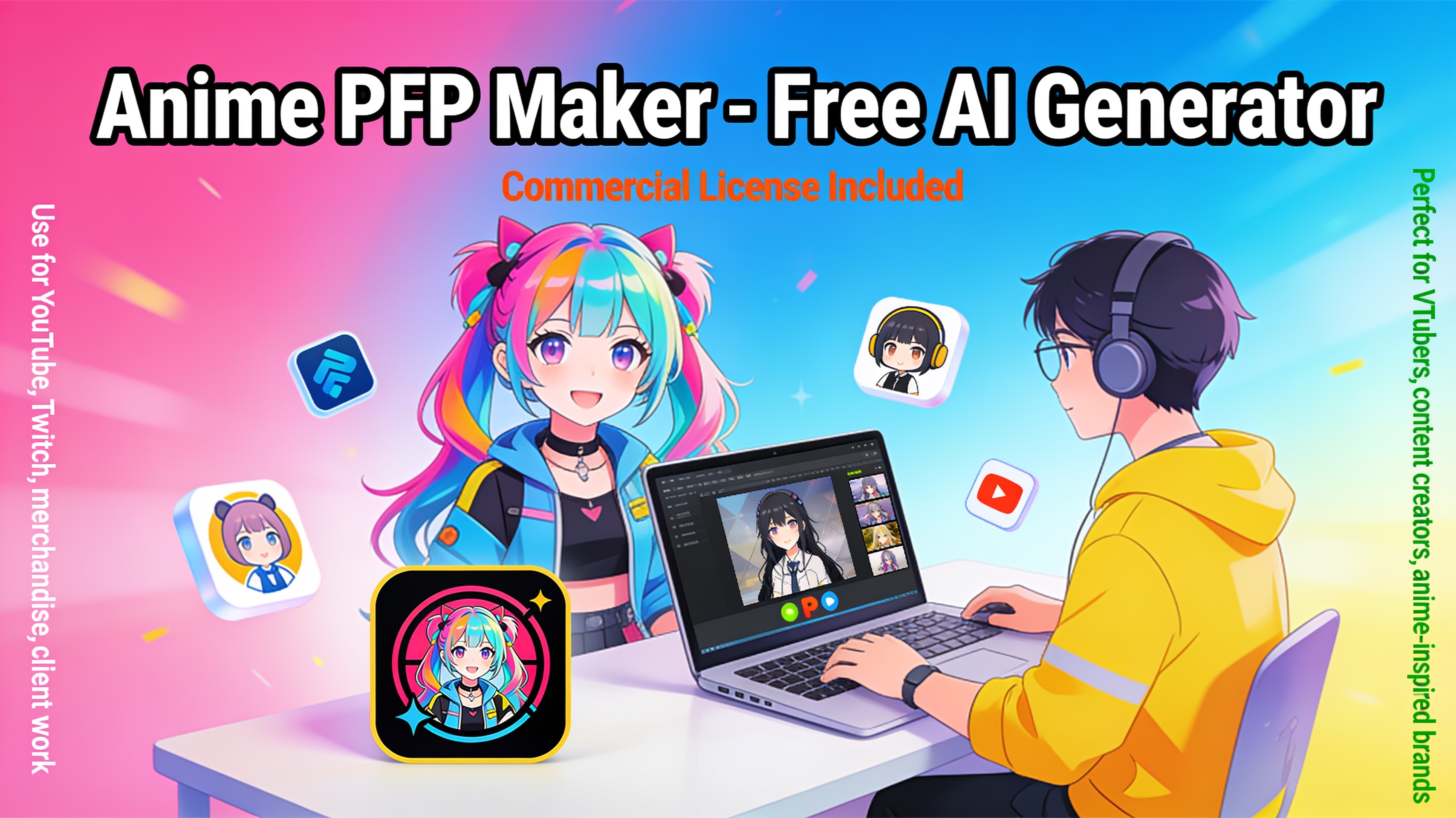 Commercial License Included - Feature illustration