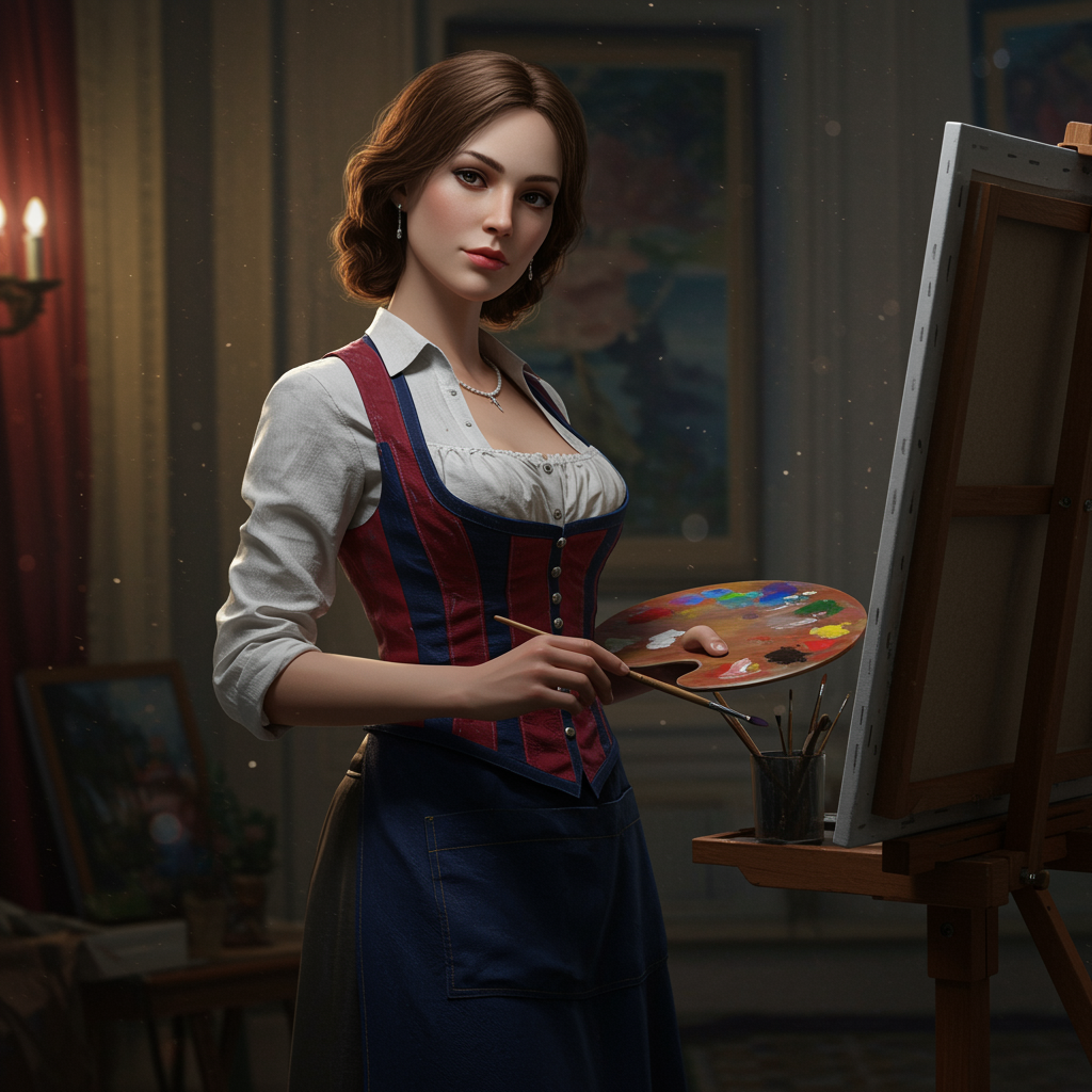 Generated Female Artist