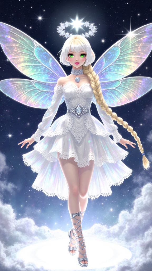 Cosmic, universal. The light of Heaven is with her