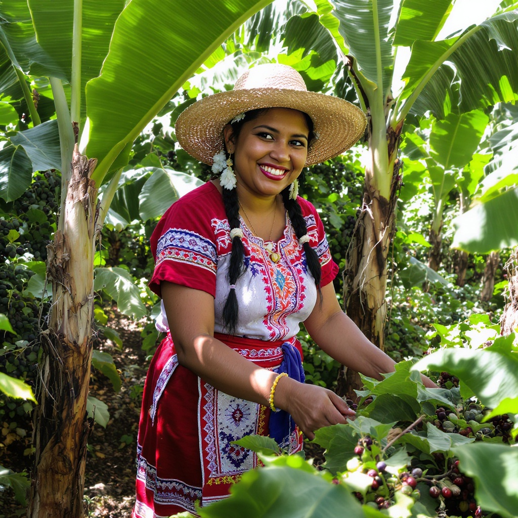 Colombian Farmer Cultivating Art