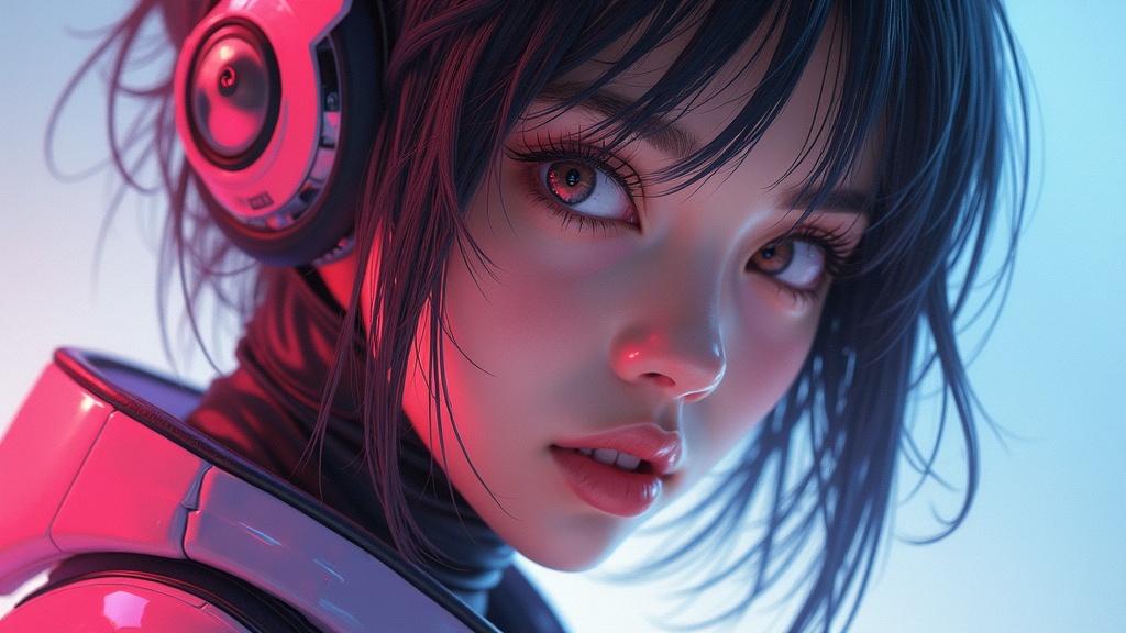 Hyper-realistic Painting Girl Artwork