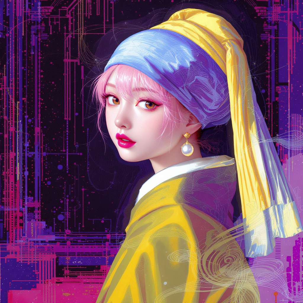 Figure Inspired Earring Art