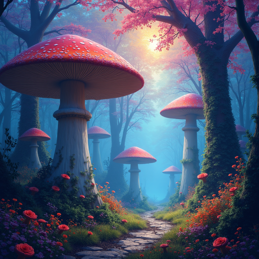 Painting Fairy Forest, Art